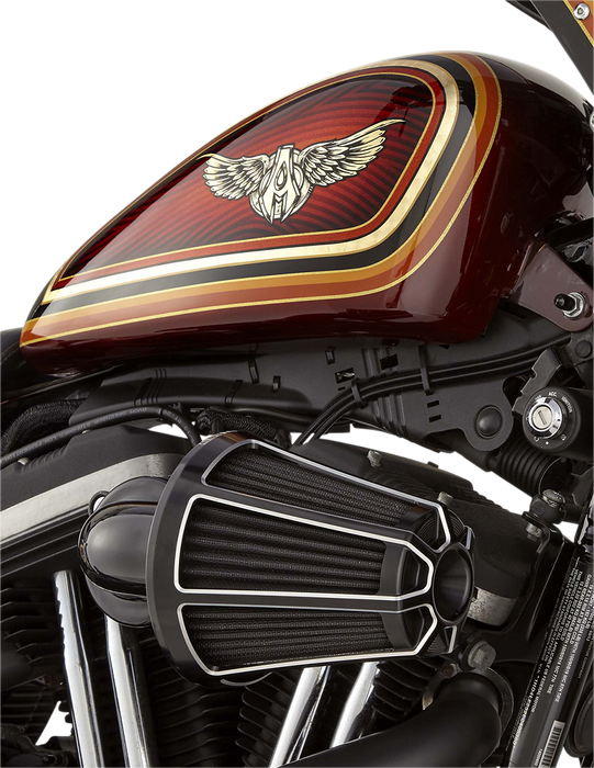 ARLEN NESS Beveled Monster Air Cleaner - Black 81-036