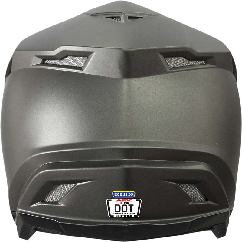 AFX FX-19R Motorcycle Helmet - Frost Gray - XS 0110-7051