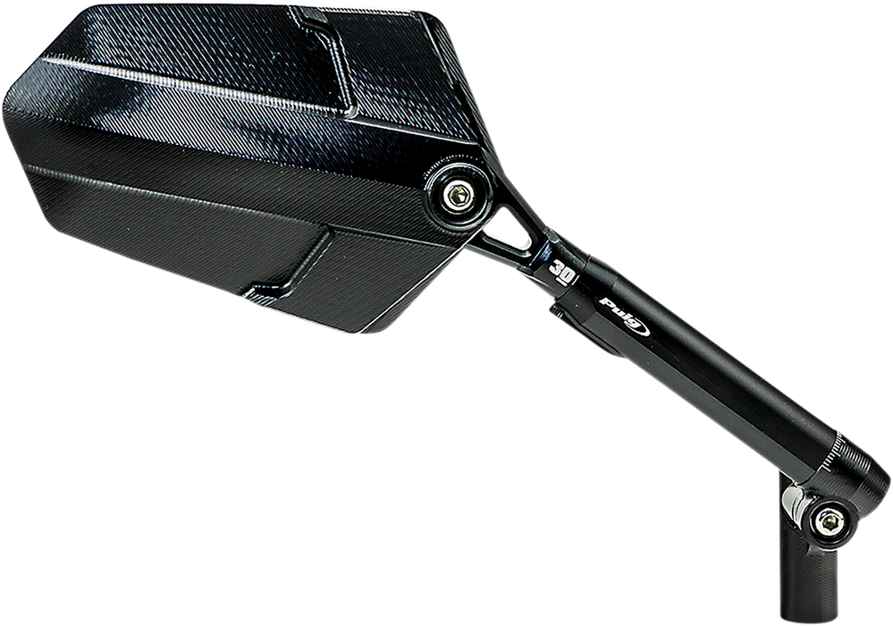 PUIG HI-TECH PARTS Mirror - Explorer - Side View - Right - Diamond - Black 010NN