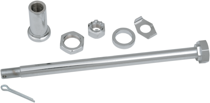 DRAG SPECIALTIES Axle - Rear - Chrome - 67-72 BT 16-0268-BC