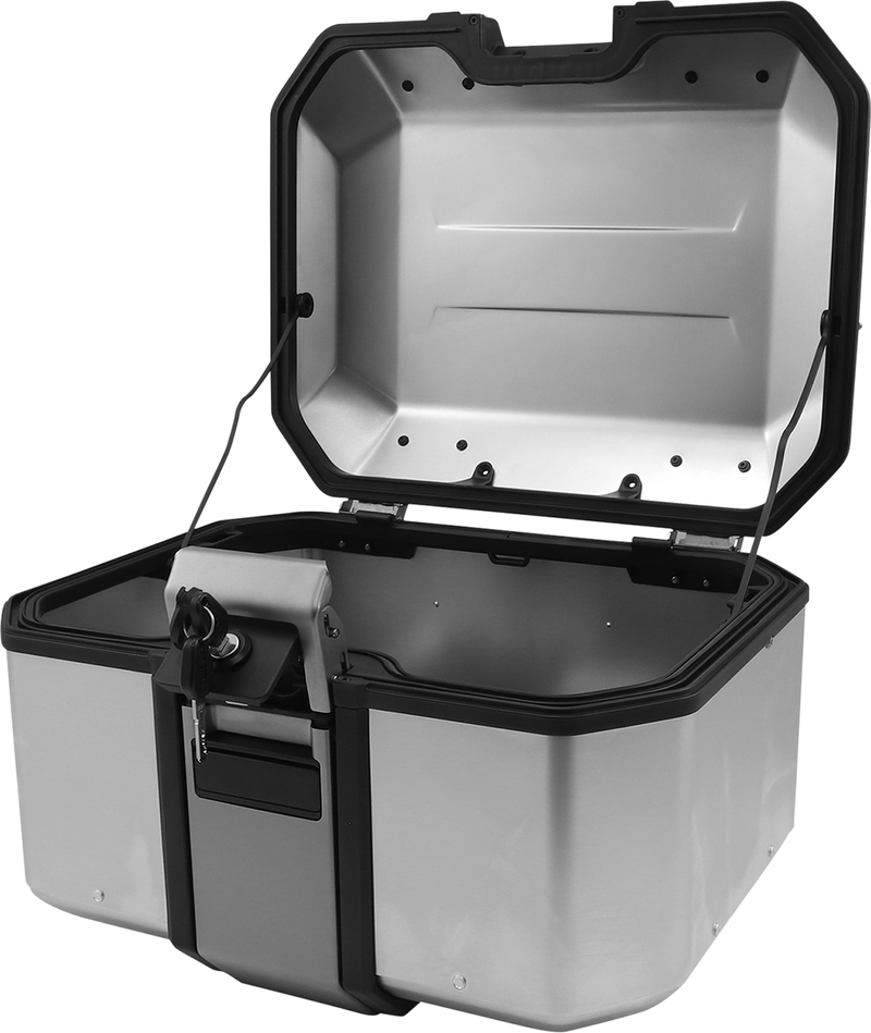 MOOSE RACING Kenai Top Case - 48 liter - Silver D0TR48100KM