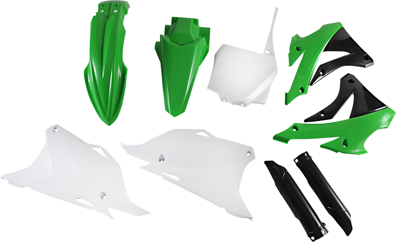 ACERBIS Full Replacement Body Kit - OEM Green/White/Black 2374115135