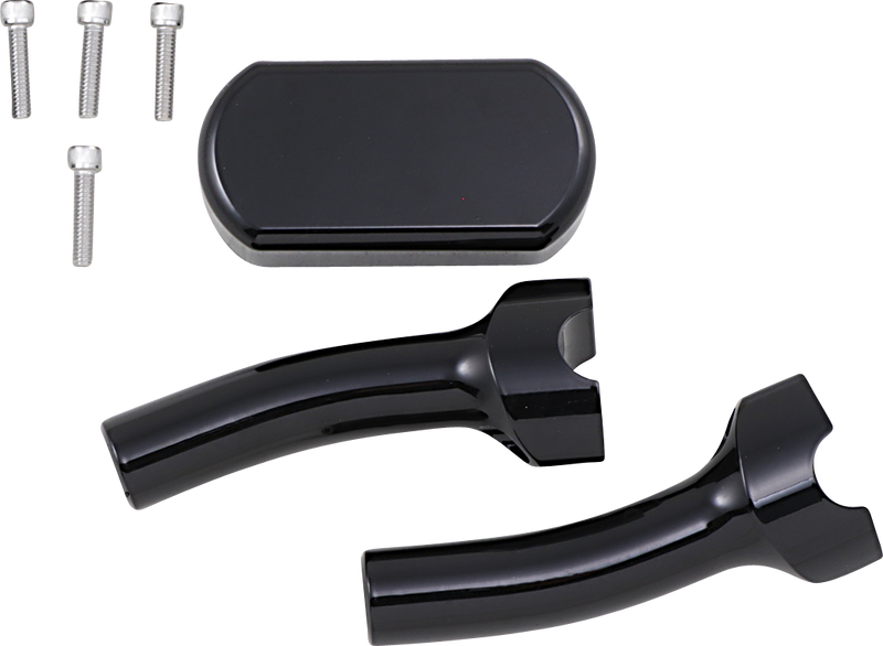LA CHOPPERS Risers - Solid Top - 5-1/2" - Black LA-7442-05B