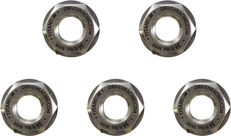 DRIVEN RACING Sprocket Nuts - Titanium DSN-5 TN
