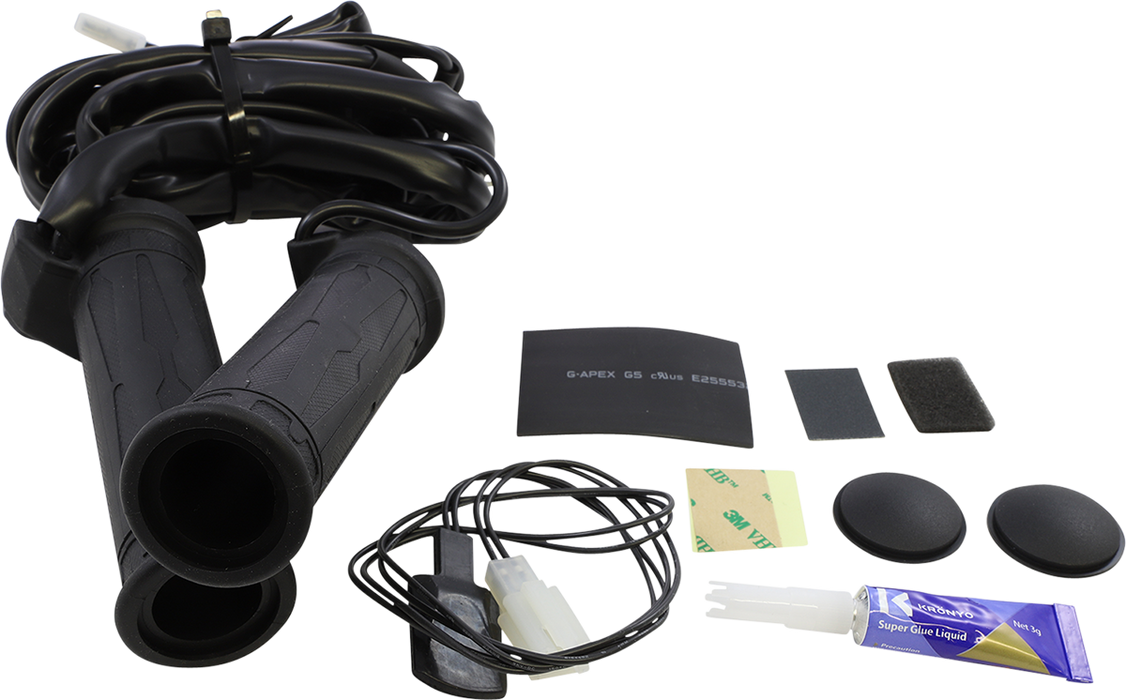 KOSO NORTH AMERICA Grips - Heated - Apollo - 7/8" AX073210