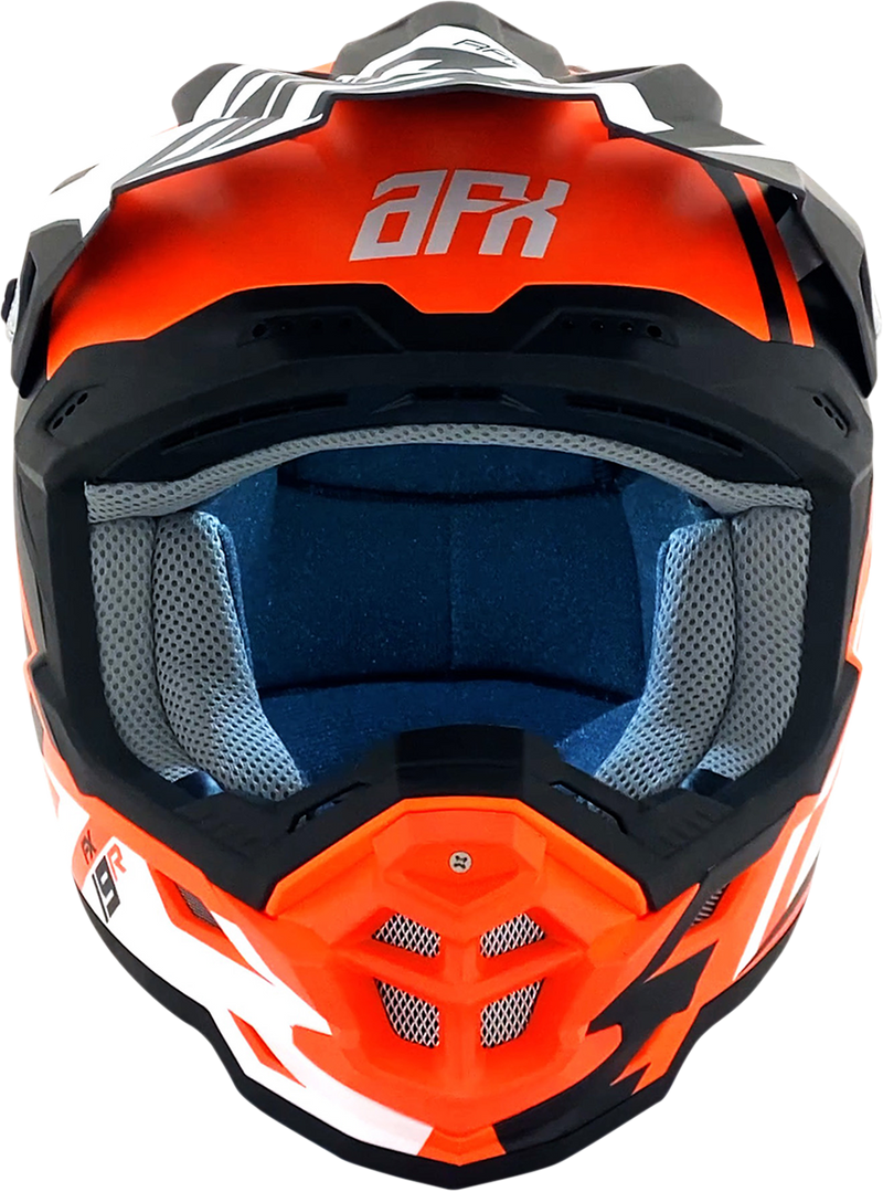 AFX FX-19R Motorcycle Helmet - Racing - Matte Orange - Small 0110-7083