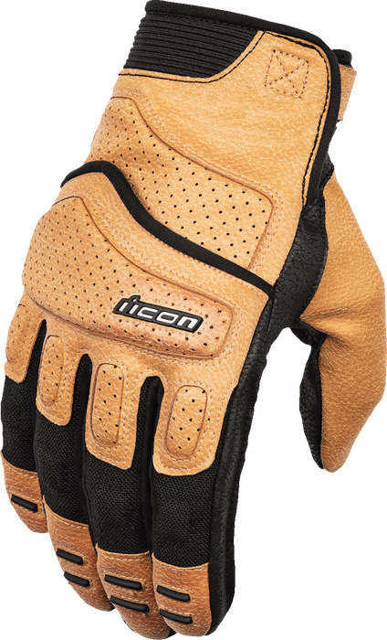 ICON Superduty3™ Motorcycle Gloves - Tan - XL 3301-4603