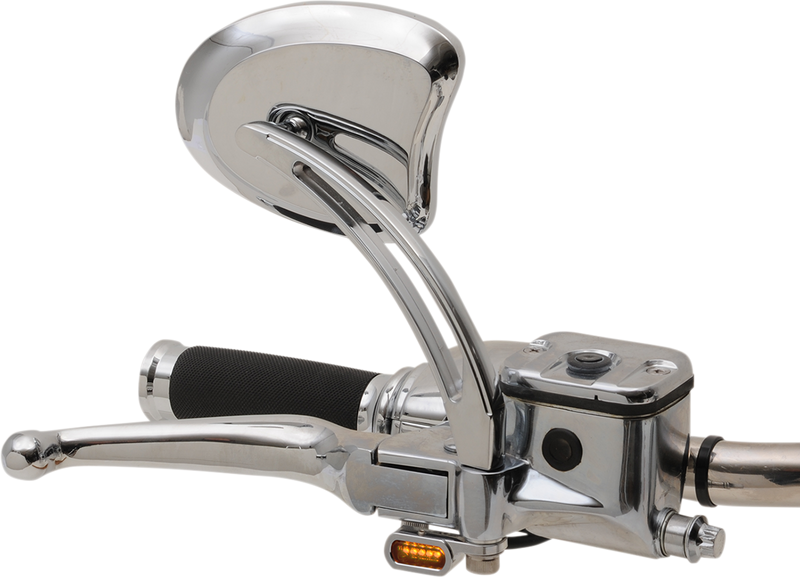 DRAG SPECIALTIES LED Handlebar Marker Lights - Hydraulic Clutch - Chrome/Smoke L22-0229CMENU