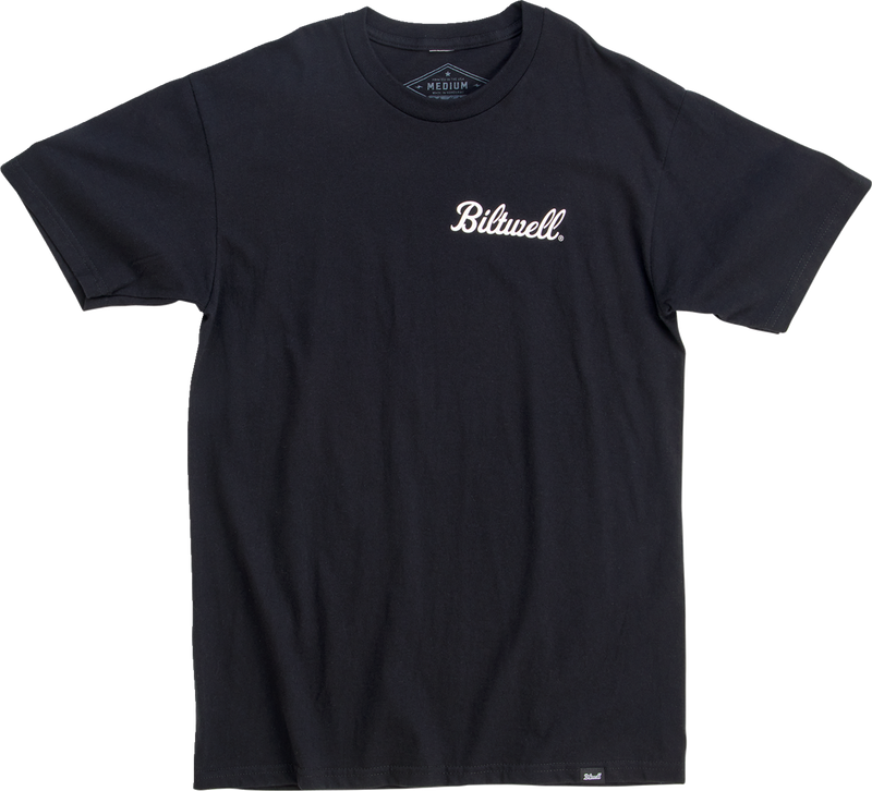 BILTWELL Badge T-Shirt - Black - Small 8101-074-002