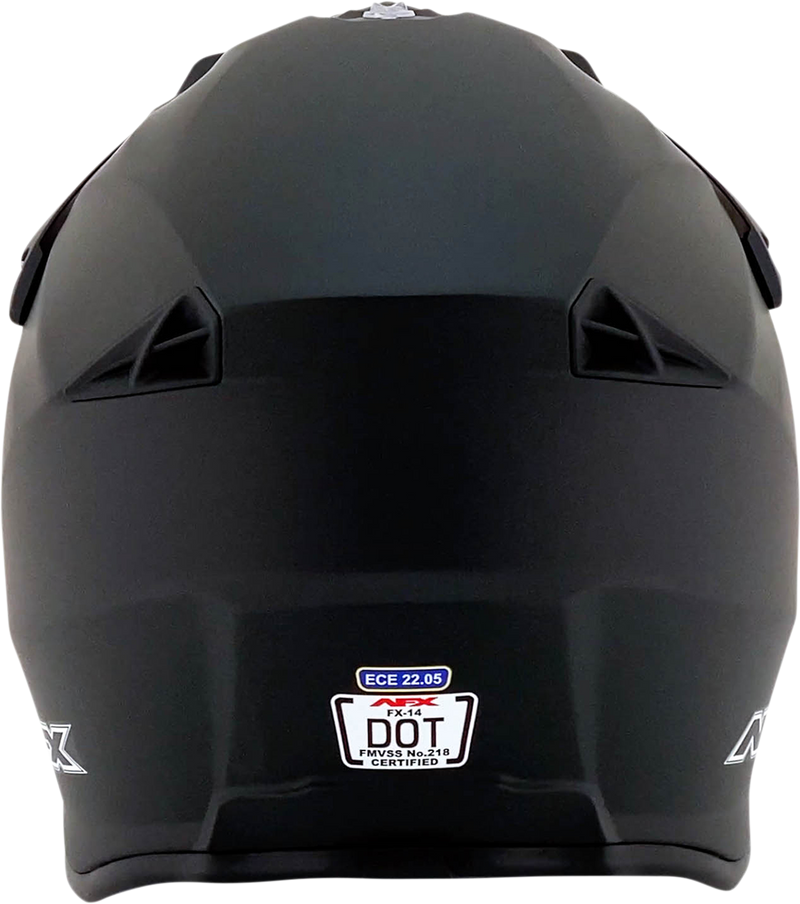 AFX FX-14 Motorcycle Helmet - Matte Black - XS 0110-7027