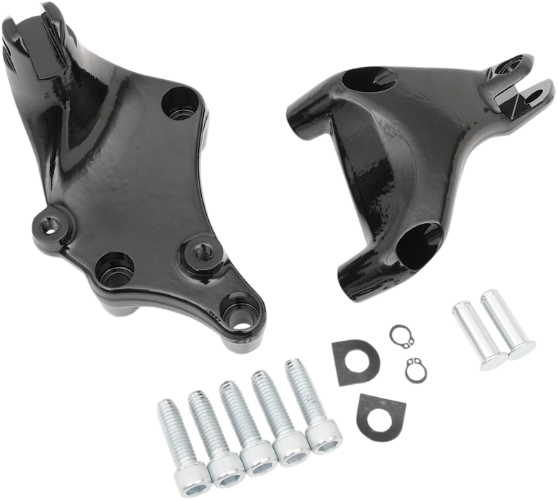 DRAG SPECIALTIES Passenger Peg Mount - Black P17-0412B