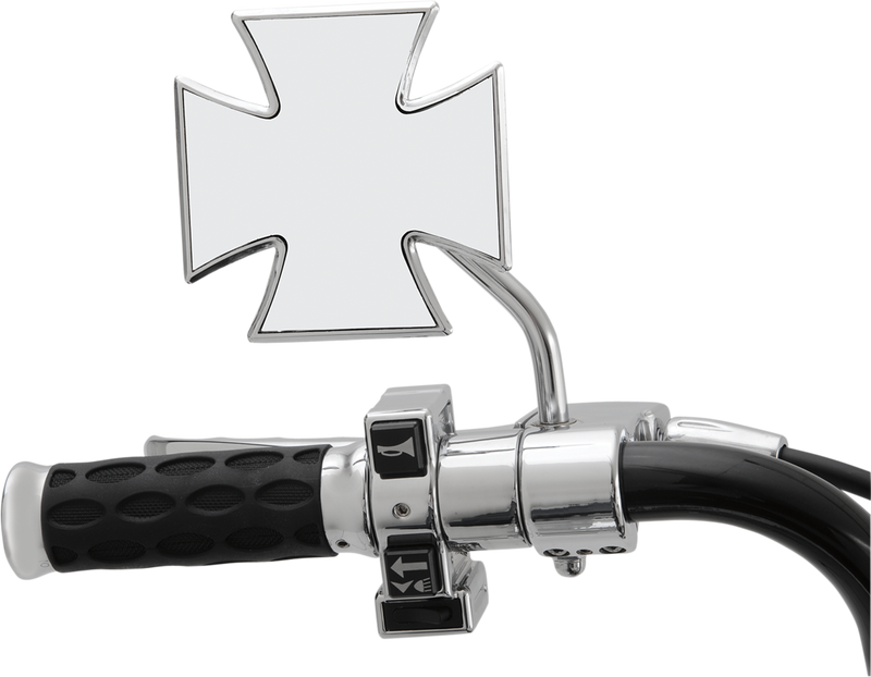DRAG SPECIALTIES Maltese Mirror - Round Stem 60-6009-SC4