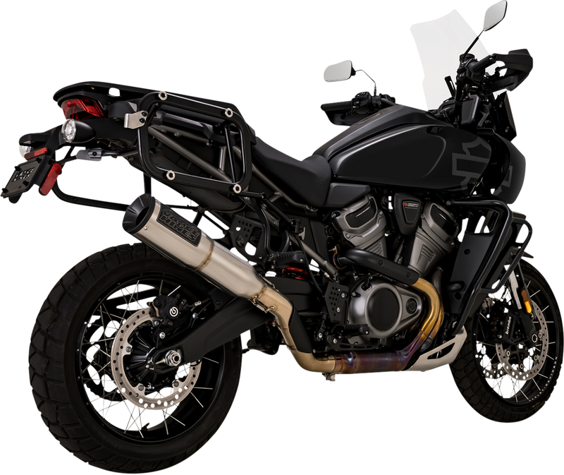 Vance & Hines Exhaust for Harley Davidson Pan America 2021-2024 Adventure Hi-Output 450 Slip-On Muffler 16533