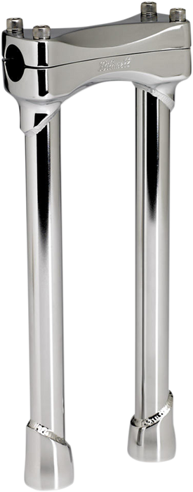 BILTWELL Risers - Murdock - 12" - Chrome 6403-105-12