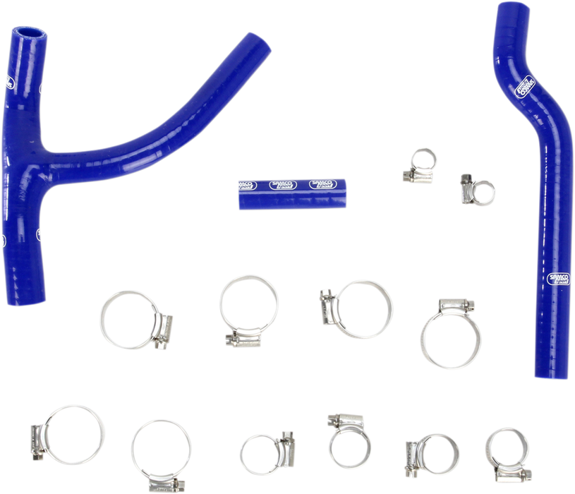 MOOSE RACING Race Fit Radiator Hose Kit - Blue - Yamaha MBU-YAM-40-BL