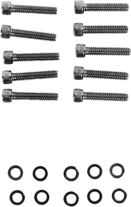 DRAG SPECIALTIES Bolt Kit - Knurled - Camshaft Cover MK373BK