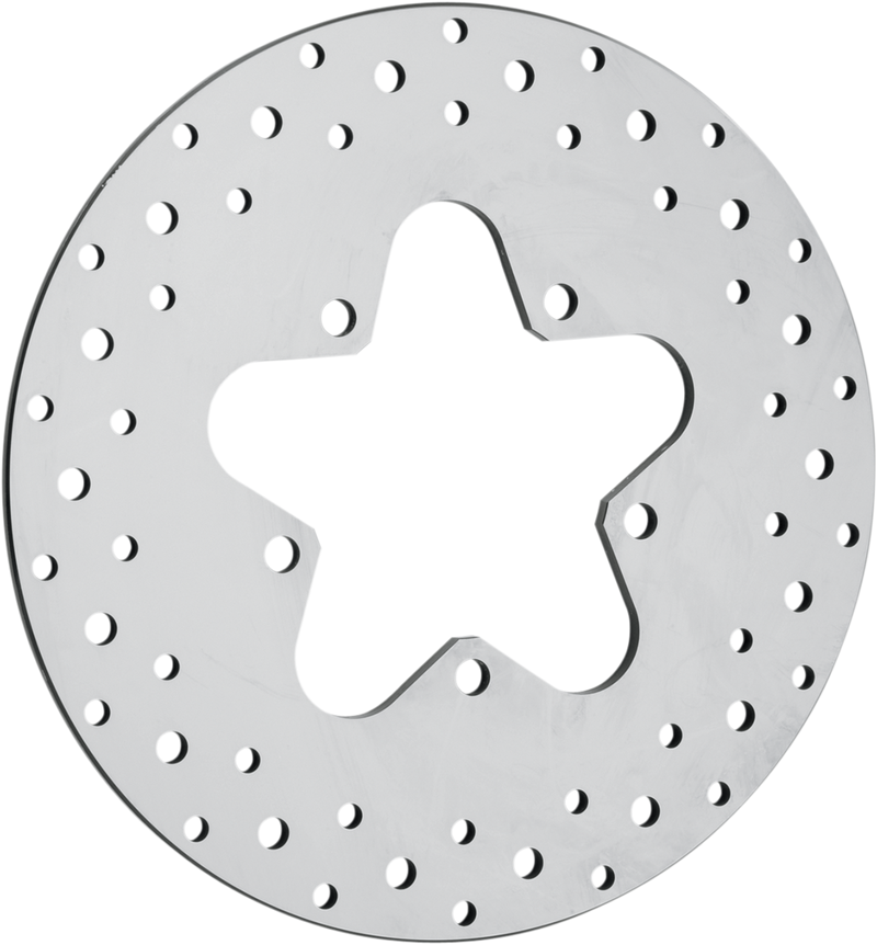 DRAG SPECIALTIES Drilled Brake Rotor - Rear - 11.5" - Touring B06-0193ASP