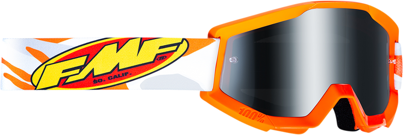 FMF PowerCore Goggles - Assault - Gray - Silver Mirror F-50051-00002 2601-3012