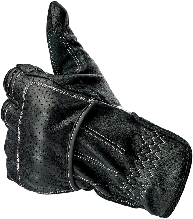 BILTWELL Borrego Gloves - Black/Cement - Large 1506-0104-304