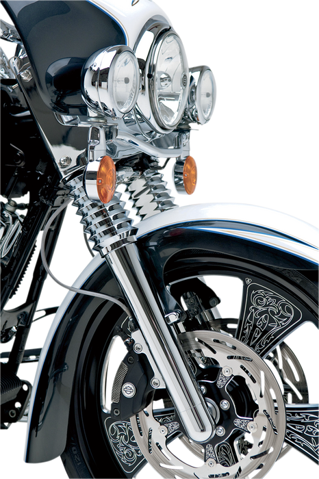 ARLEN NESS Hot Legs Fork Legs - Dual Disc - Smooth - Chrome - '08-'13 FLT 06-500