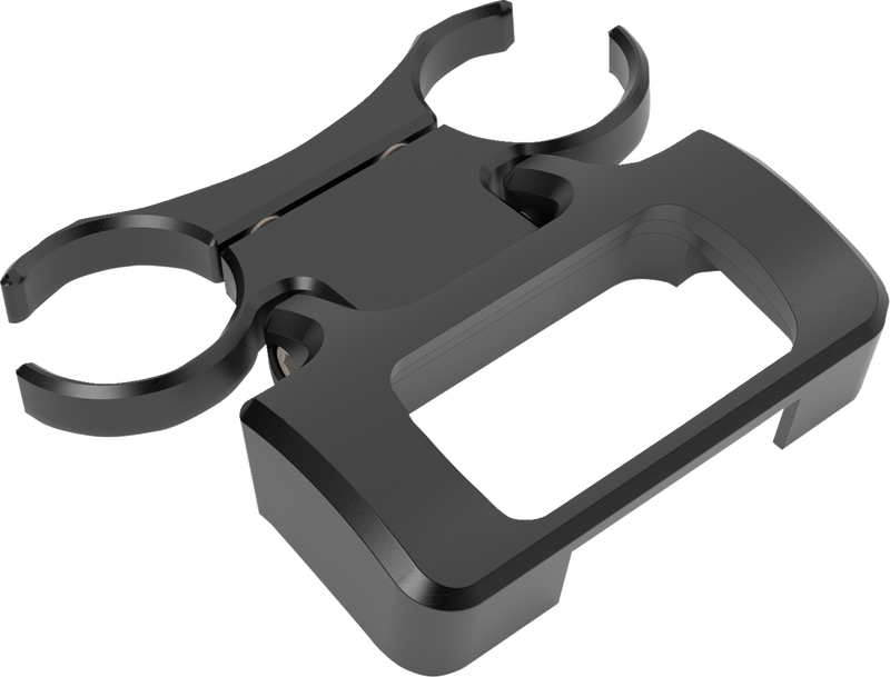 LA CHOPPERS T-Bar Gauge Mount - Black - 1.25" Diameter LA-7398-10B