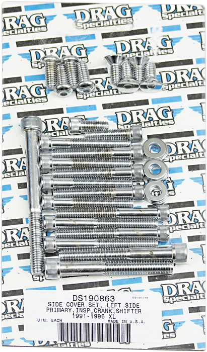 DRAG SPECIALTIES Side Cover Bolt Set - XL MK248