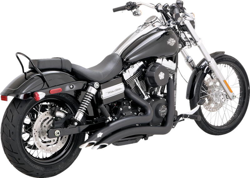 VANCE & HINES Big Radius Exhaust System - Black Low Rider   43371
