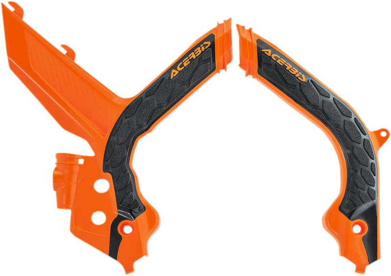 ACERBIS X-Grip Frame Guards - '16 Orange/Black 2783155225