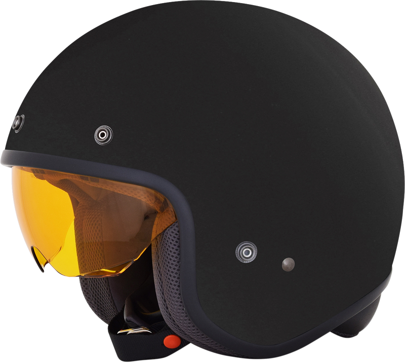 AFX FX-142 Motorcycle Helmet - Gloss Black - Large 0104-2600