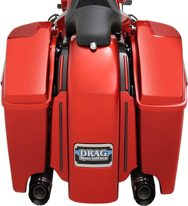 KLOCK WERKS The One Rear Fender - Frenched - Black - Steel KWF-01-0304