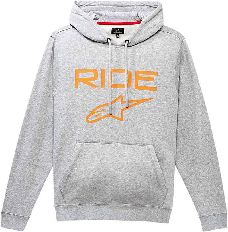 ALPINESTARS Ride 2.0 Hoodie - Gray/Orange - Medium 1119510001141M