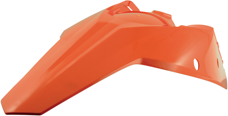 ACERBIS Rear Fender - Orange NO TAILLIGHT TABS 2082000237