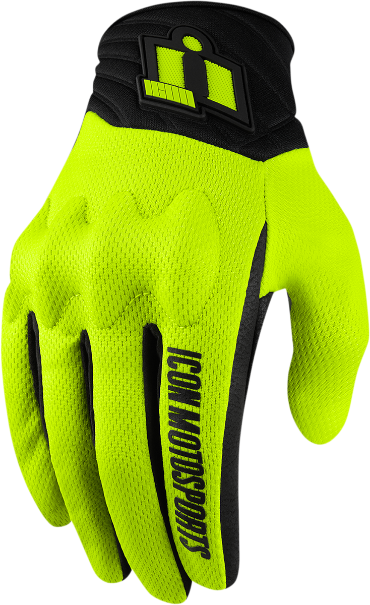 ICON Anthem 2 CE™ Motorcycle Gloves - Hi-Vis - Large 3301-3673
