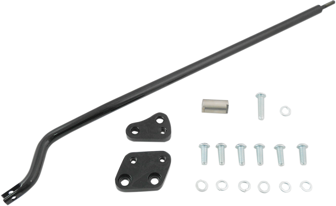 DRAG SPECIALTIES Forward Control Relocation Kit - FXD - Black 77445
