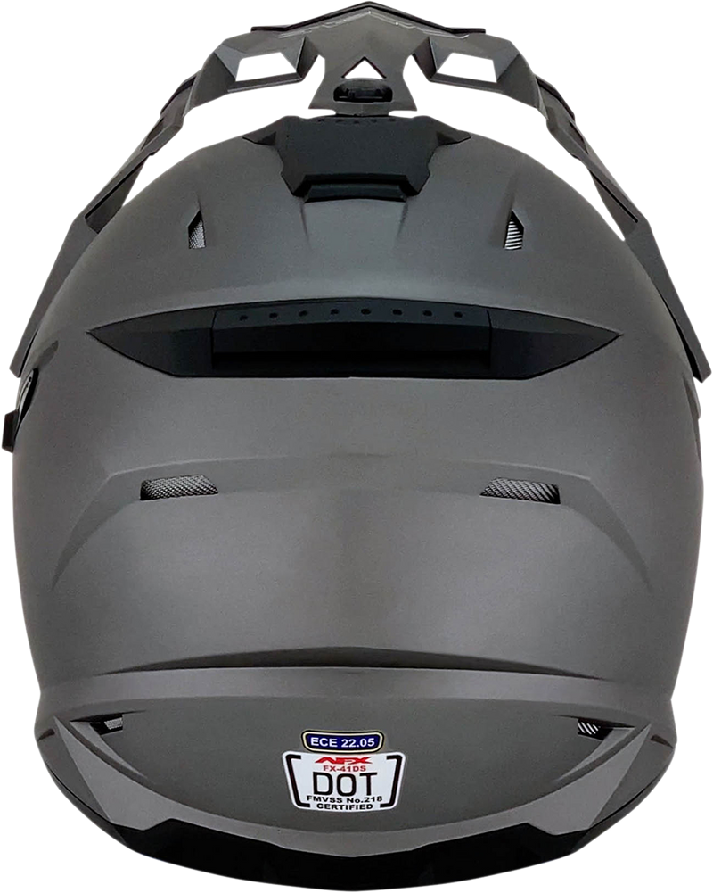AFX FX-41DS Motorcycle Helmet - Frost Gray - Medium 0110-3762