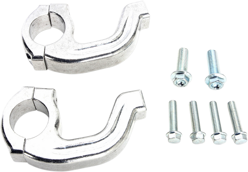 MOOSE RACING Handguard Clamp - Contour - Magura - Silver 50-236S