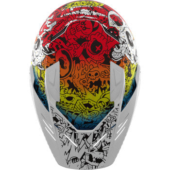 ICON Elsinore™ Helmet - Doodle 3 - White - Medium 0104-3439