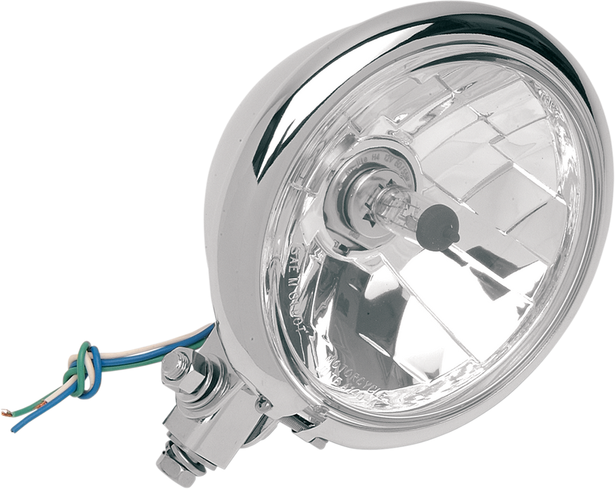 DRAG SPECIALTIES Bottom Mount Springer Headlight - 5-3/4" - Chrome 20-6035WI