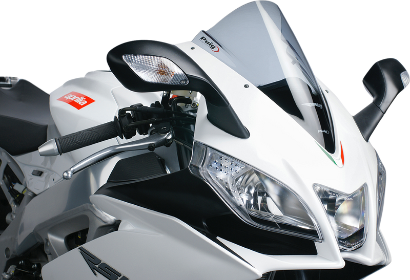 PUIG HI-TECH PARTS Race Windscreen - Smoke - RSV4 4945H