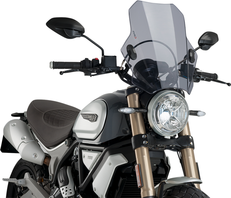 PUIG HI-TECH PARTS Bat Windscreen - Light Smoke 8088H
