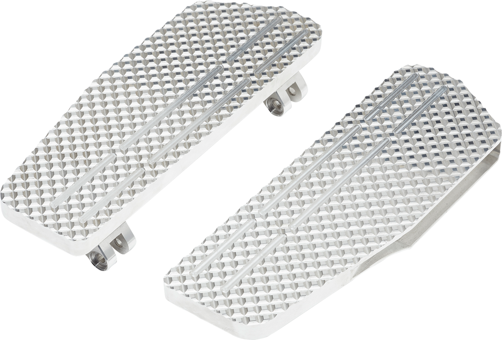 LA CHOPPERS Billet County Floorboards - Raw - FL LA-P101-00