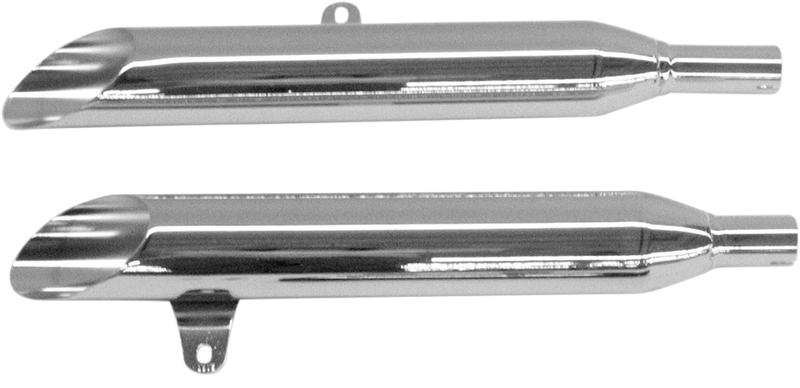COBRA Slashcut Mufflers - Chrome - Roadstar 1600/1700 2171SC
