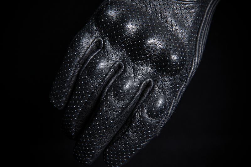 ICON Women's Pursuit Classic™ Perforated Leather Motorcycle Gloves - Black - XL 3302-0803