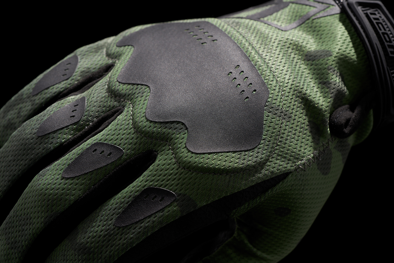 ICON Hooligan™ CE Motorcycle Gloves - Green Camo - Small 3301-4402