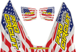 PRO CIRCUIT Ti-6 Decal - Stars and Stripes DC22TI6-SS