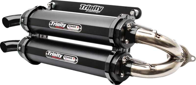TRINITY RACING RZR Pro XP Muffler - Cerakote Black TR-4173S-C2