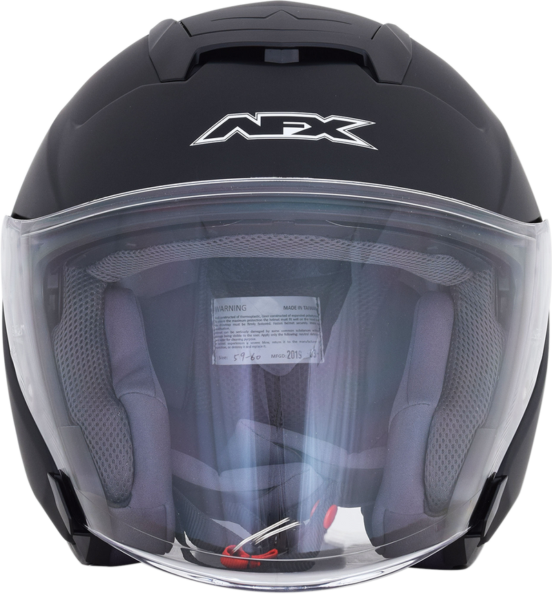 AFX FX-60 Motorcycle Helmet - Matte Black - Small 0104-2555