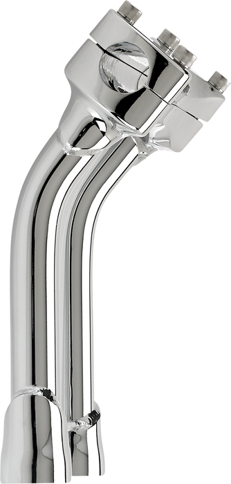 BILTWELL Risers - Murdock - Oversized - Pullback - 8" - Chrome 6414-105-08
