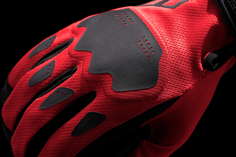 ICON Hooligan™ CE Motorcycle Gloves - Red - Large 3301-4386
