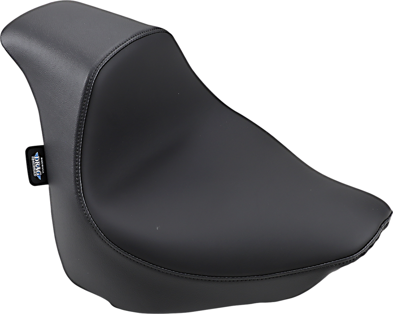 DRAG SPECIALTIES EZ-Solo Seat - Smooth - Solar-Reflective Leather - FXFB '18-'22 ACT EZ-ON STYLE 0802-1127